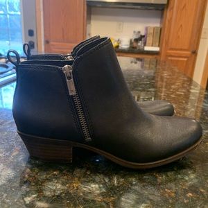 Lucky Brand Basel Bootie - Black - Size 7 BNWT genuine leather